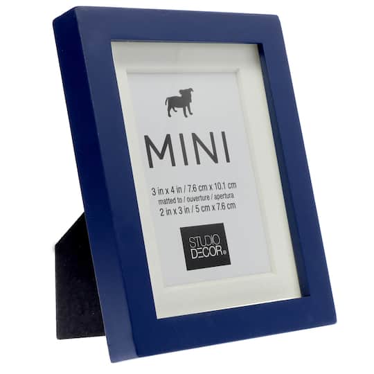 24 Pack: 2" x 3" Mini Frame with Mat by Studio Décor®